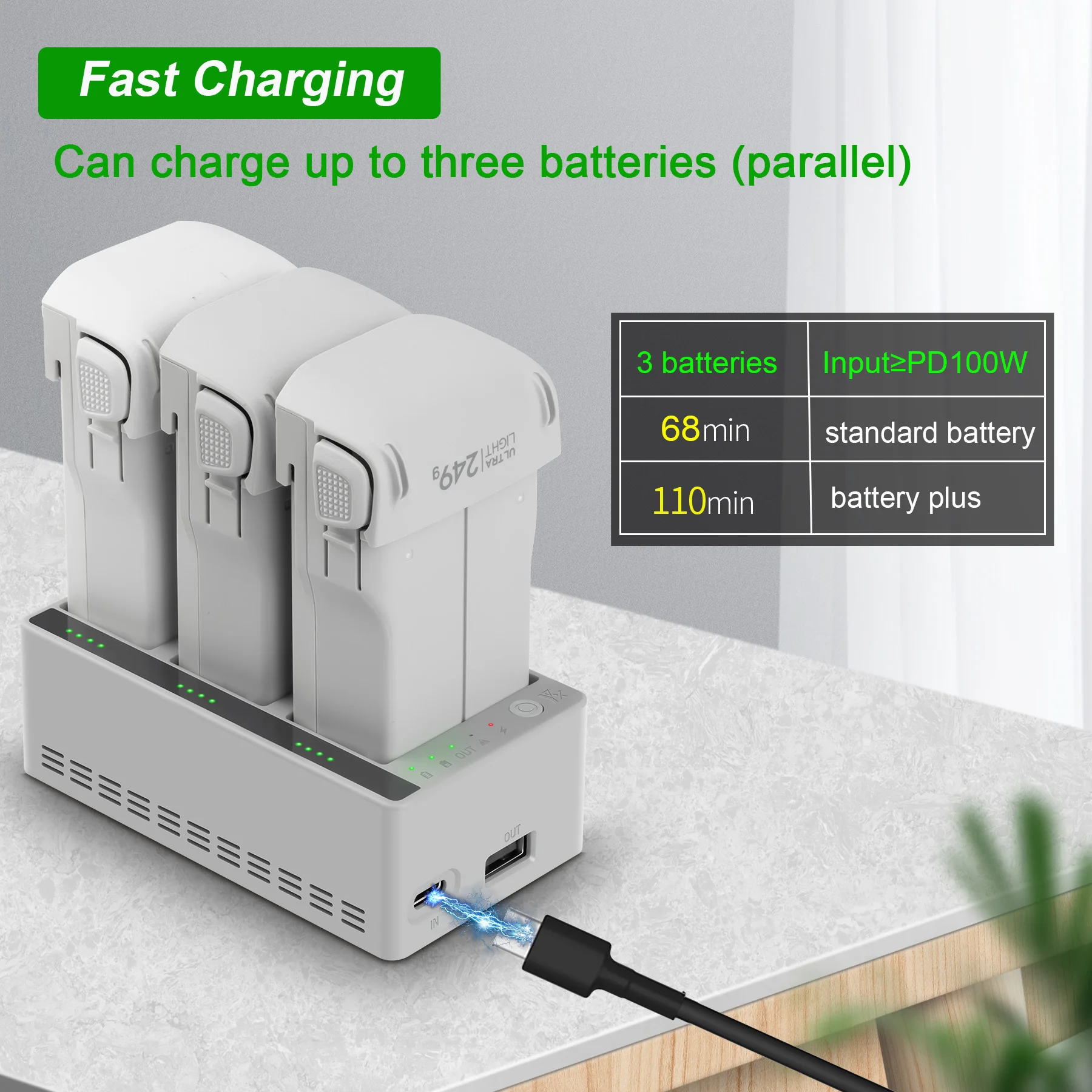 Charger Hub for DJI LITO 1 X1  - Drone Charging Hub review and price