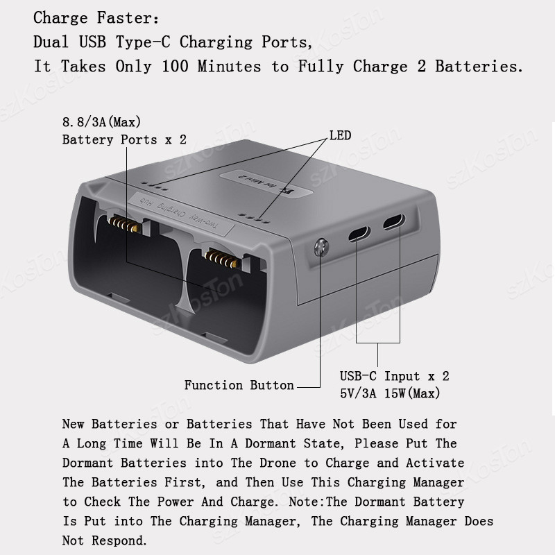 For DJI Mini 4K/MINI 2/Mini 2  - Drone Power Bank review and price