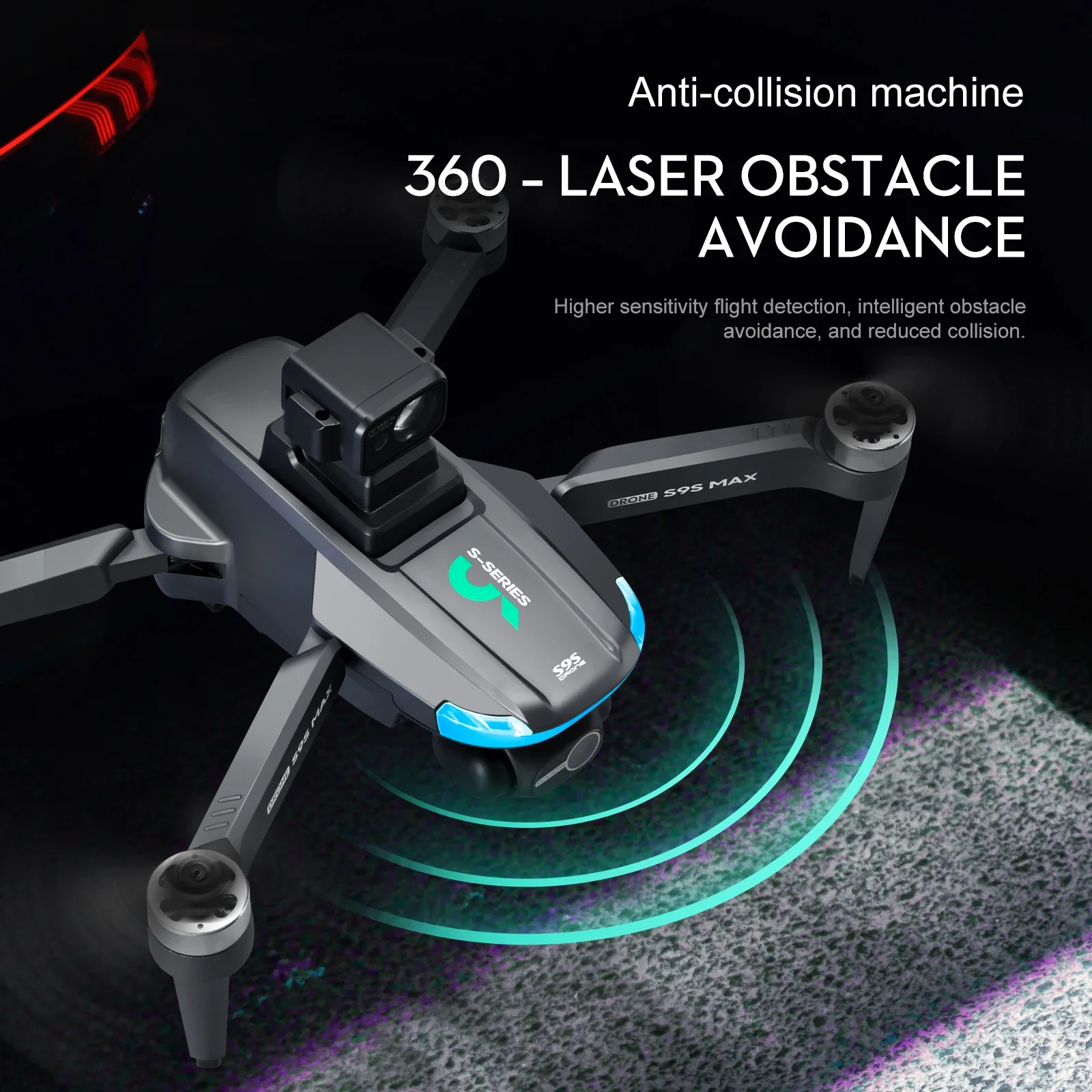 NEW S9S MAX MINI Drone 4K 2-Ax - Drone Controller Screen review and price