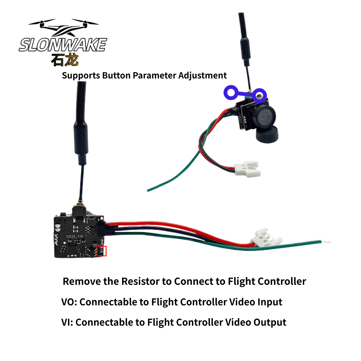 SLONWAKE 5.8G Analog Video Tra - Drone Controller Screen review and price