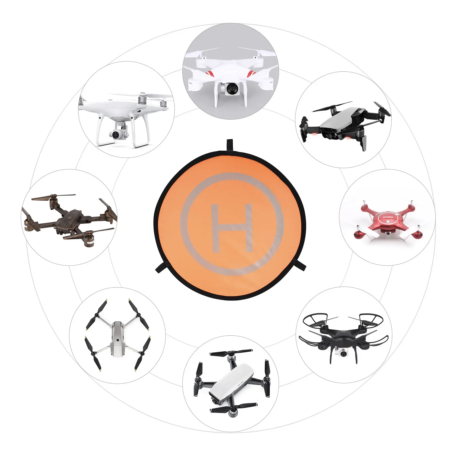 55/75/110cm Drone Universal Fo - Drone Landing Pad review and price