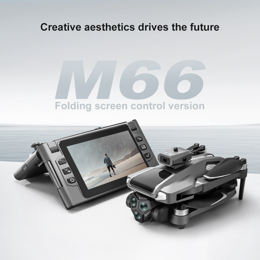 Foldable M66 RC Drone with 4.5 - Drone Controller Screen review and price