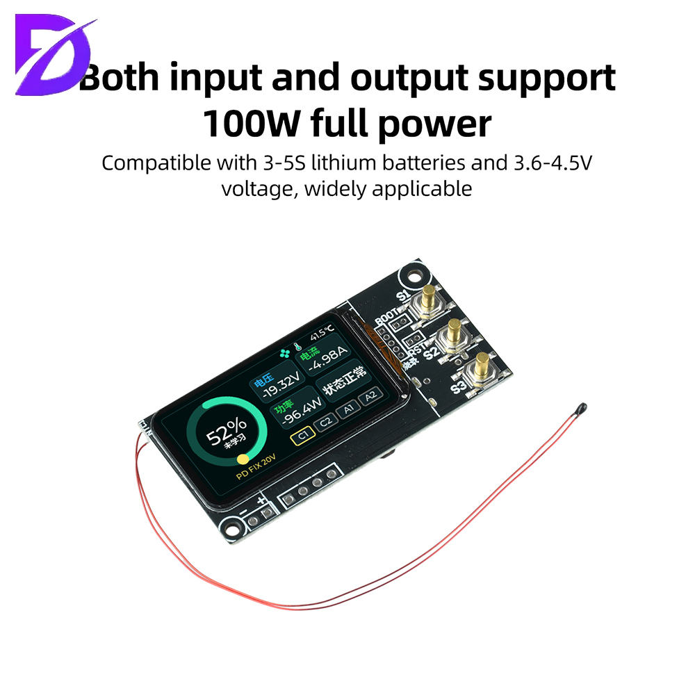 100W PD DIY Power Bank Module  - Drone Solar Charger review and price
