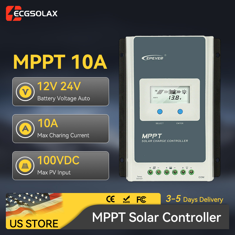 Epever 10A MPPT Solar Regulato - Drone Solar Charger review and price