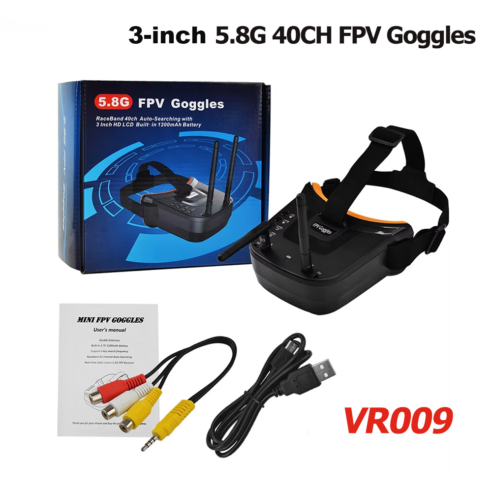 VR009 FPV Video Goggles 3Inch  - Drone Controller Screen review and price