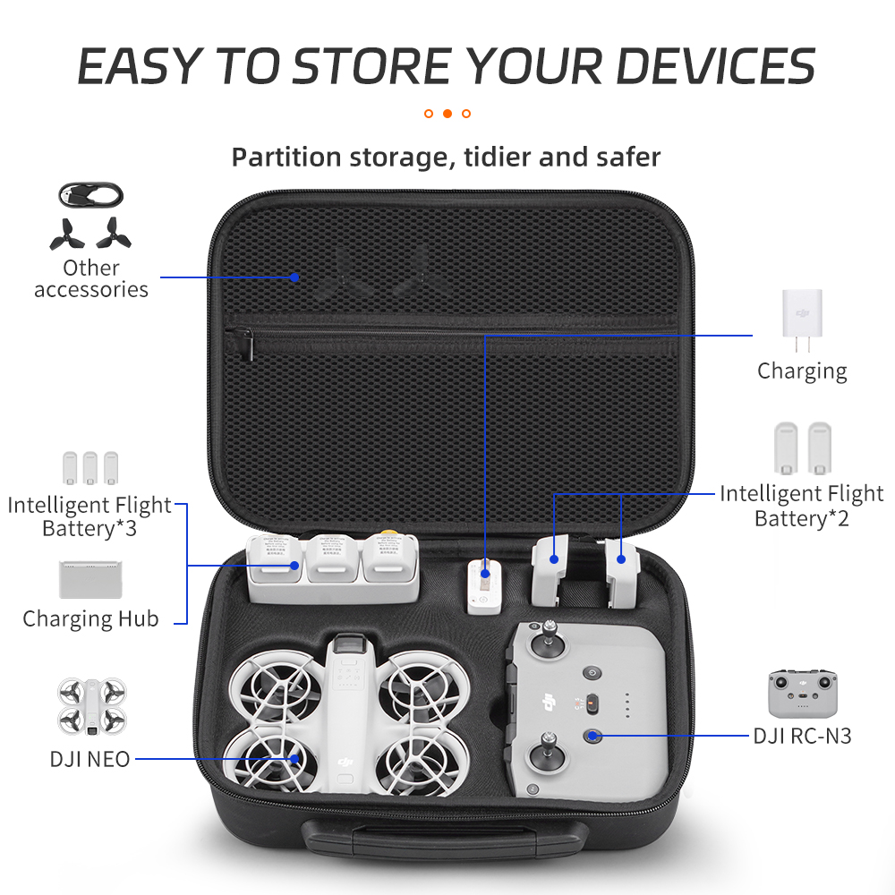 XFJI Carrying Case Compatible  - Drone Carrying Case review and price